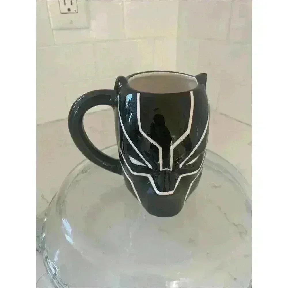 Black Panther Marvel Comics Coffee Mug Cup Avengers Zak! Mask Black Handle